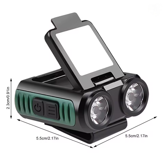 Sensor Cap Headlamp - Ultra Bright - USB Rechargeable