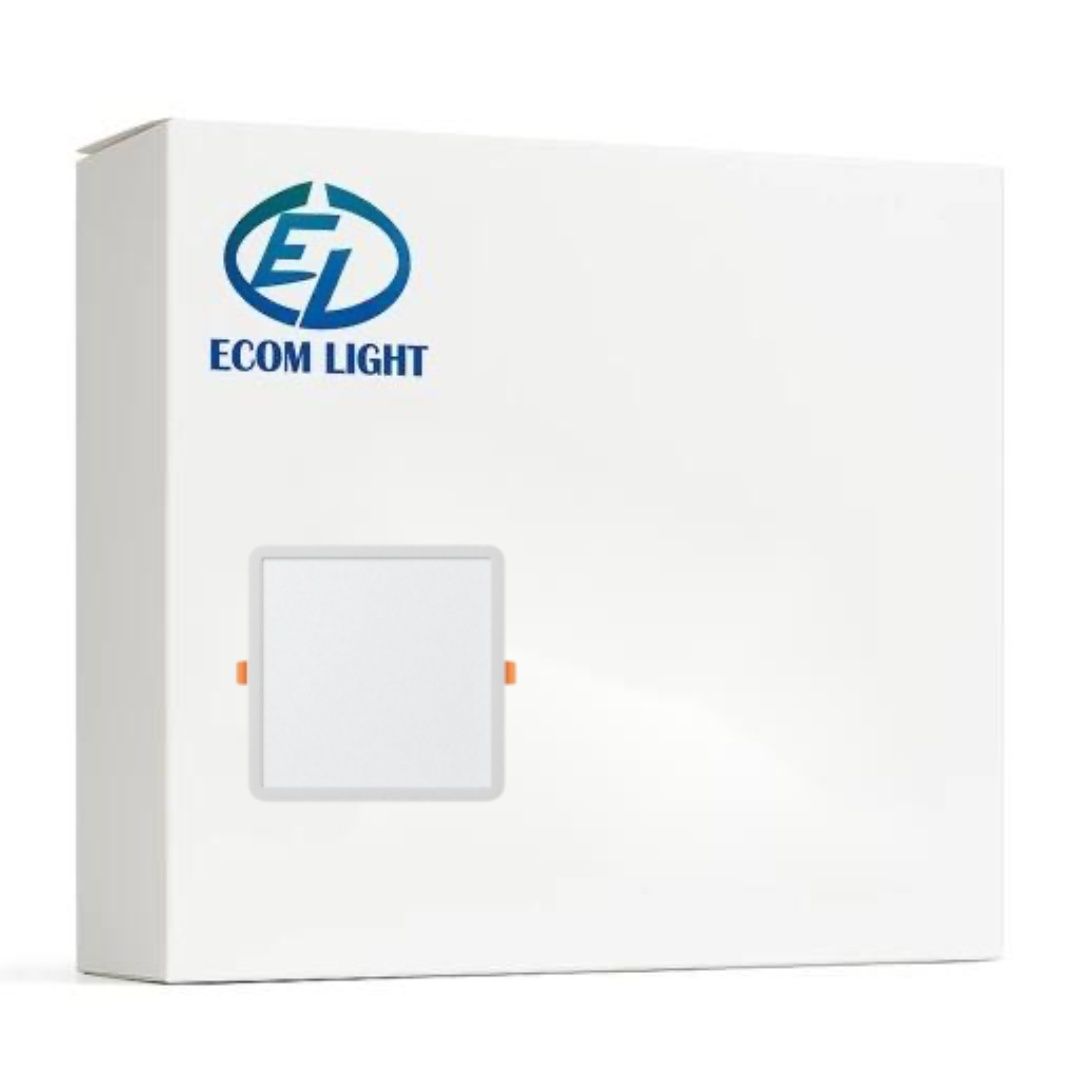 Square LED Ceiling Light - 8W - 6500K Cool White