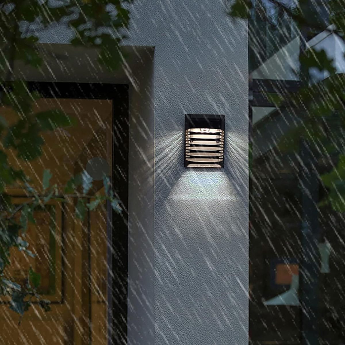 Solar Wall Light with Motion Sensor - 20LM Warm White IPX4