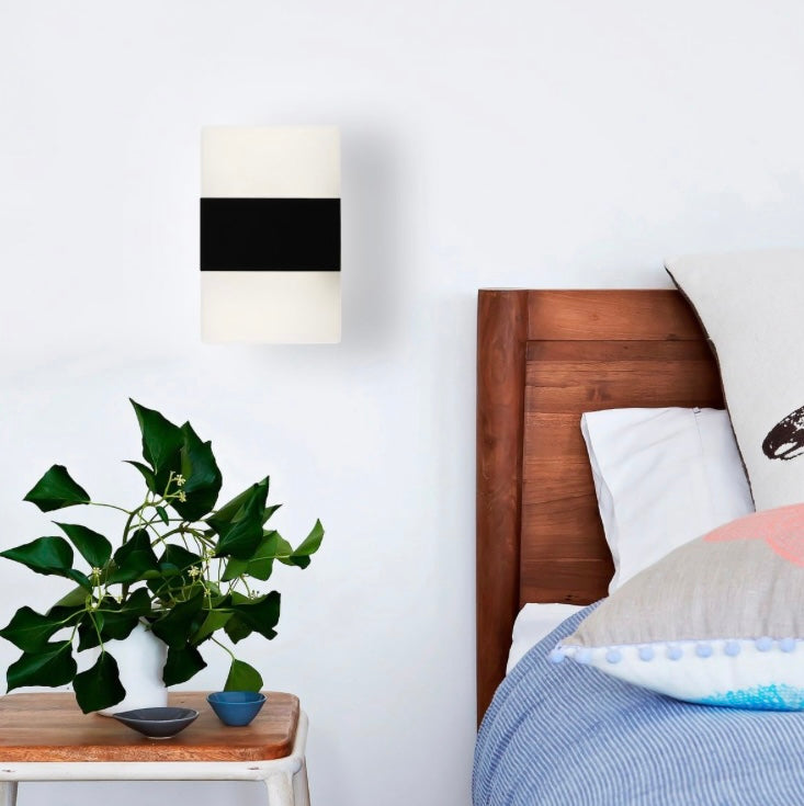 Modern Outdoor Wall Light - 3000K Warm White, Die-cast Aluminium - White