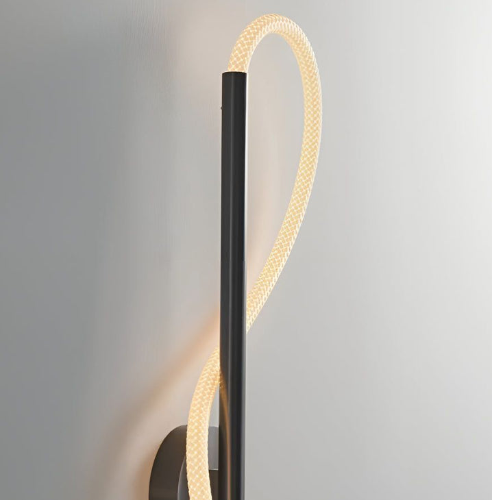 Ecomlight 10W Curved LED Wall Light 3000K Warm Indoor Sconce