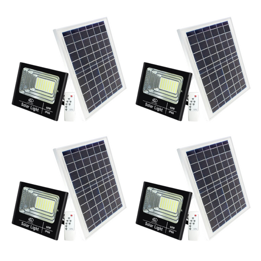 4 Pack Northern Series Solar Flood Spot Light 60W