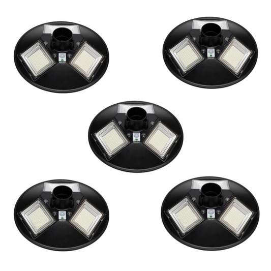 500W Solar UFO Street light With Motion censor- 5 Pack