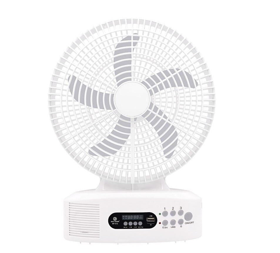 Rechargeable Solar Powered Fan