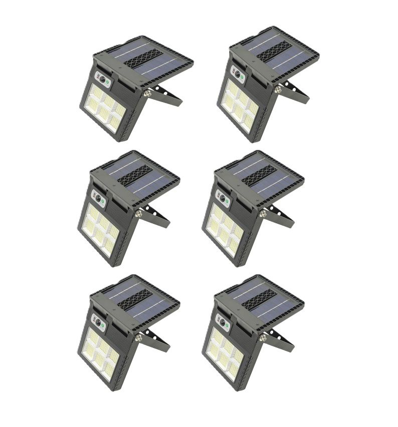 Human Body Sensing Solar Flood Light (30W) - 6 Pack
