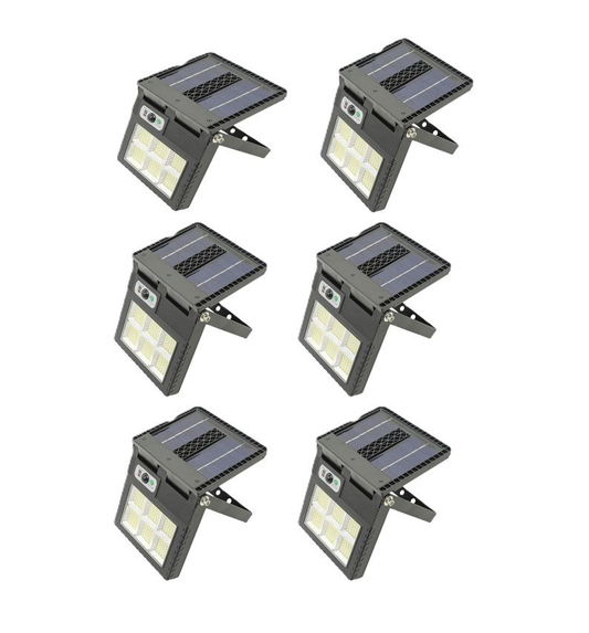 Human Body Sensing Solar Flood Light (30W) - 6 Pack