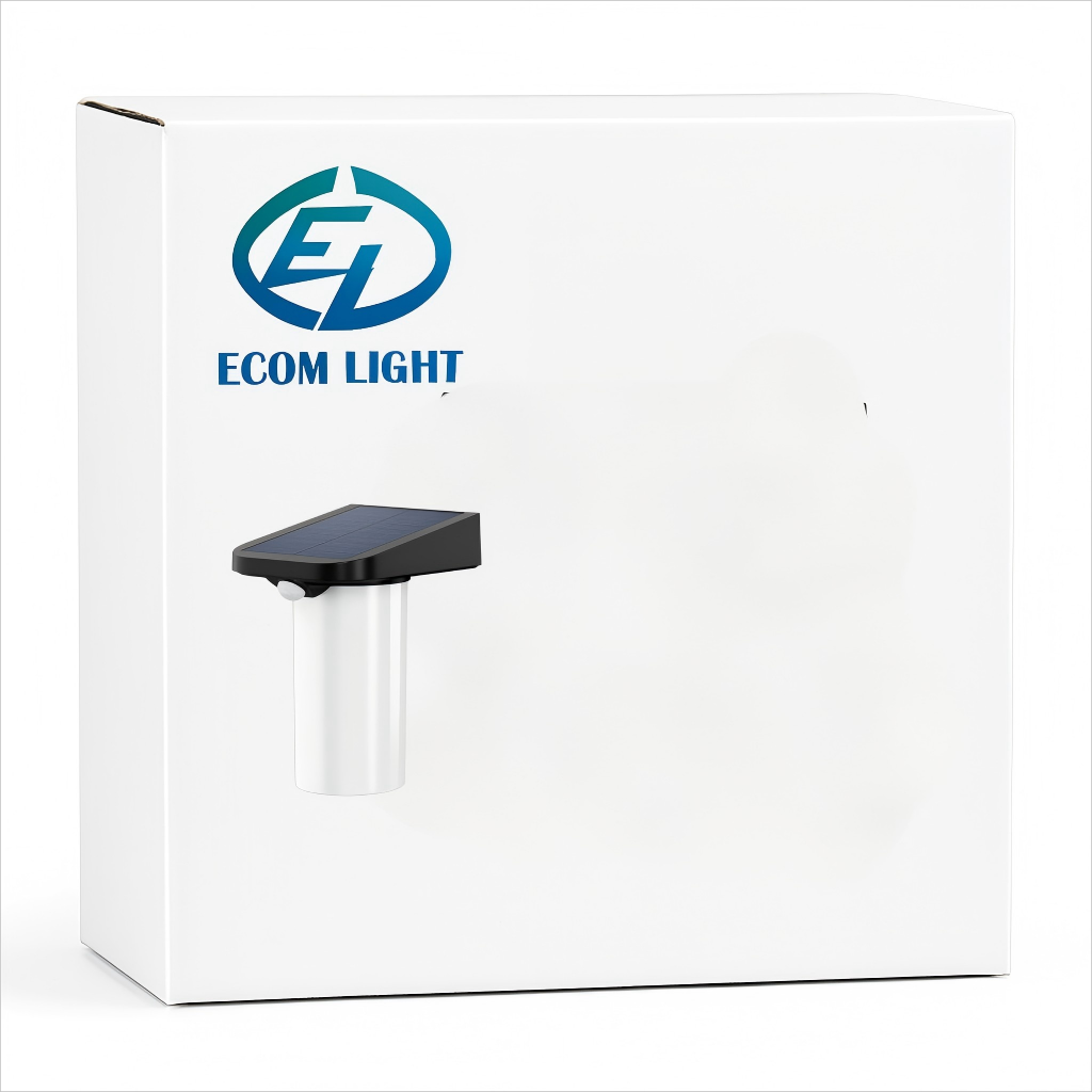 Solar LED Wall Light with Motion Sensor - 6000K-White-IPX4