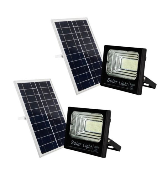 200W Solar Flood Light Box sets - Pack of 2