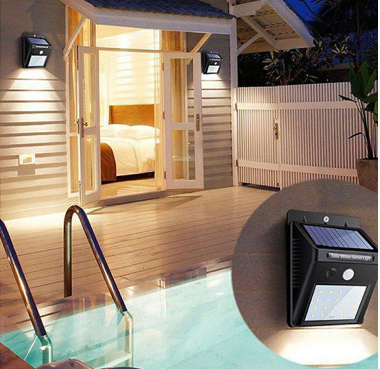 5 pack Outdoor Solar Lamp CL-108