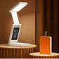 Foldable Desk Lamp with Power Bank Clock Display 3 Light Settings