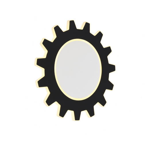 Ecomlight Gear-Shaped LED Wall Light - 7W - Iron + Acrylic -24cm