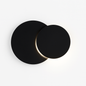 7W LED Rotatable Wall Lamp - Black Round Metal