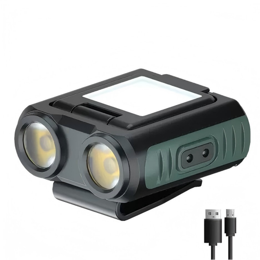 Sensor Cap Headlamp - Ultra Bright - USB Rechargeable