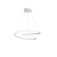 60W Spiral LED Pendant Light - Adjustable Height - 460mm
