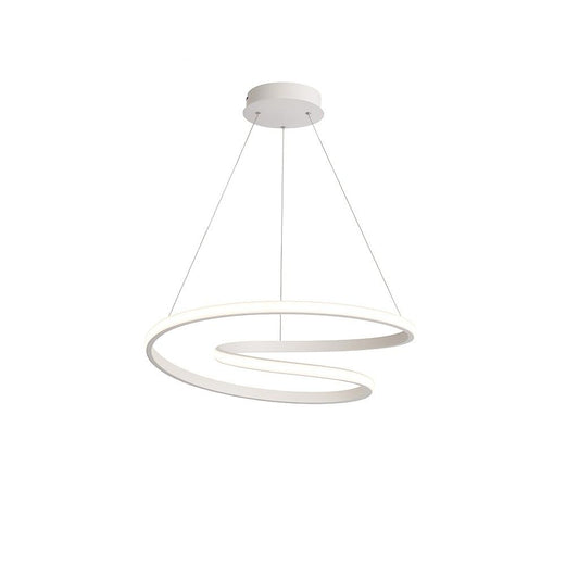 60W Spiral LED Pendant Light - Adjustable Height - 460mm