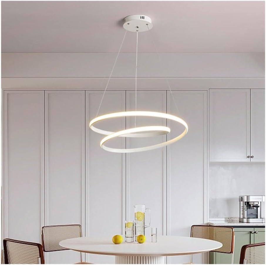 60W Spiral LED Pendant Light - Adjustable Height - 460mm