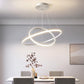 78W Twin Ring LED Pendant Light- Adjustable Height - 400mm+600mm