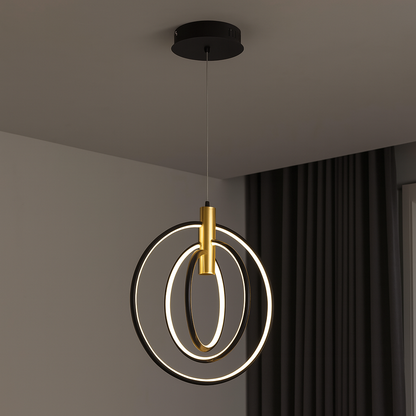 36W LED Pendant Light - Adjustable Height - Remote Controlled