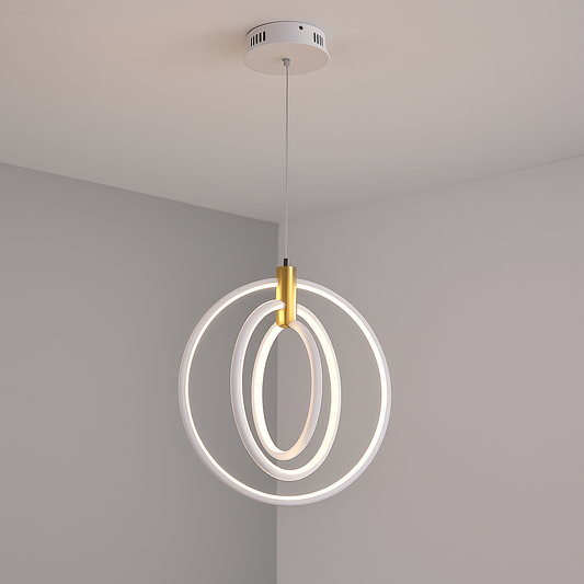 36W LED Pendant Light - Adjustable Height - Remote Controlled
