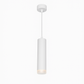 Modern Cylinder Pendant Light - GU10 - 55x245mm - White