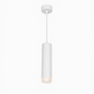 Modern Cylinder Pendant Light - GU10 - 55x245mm - White