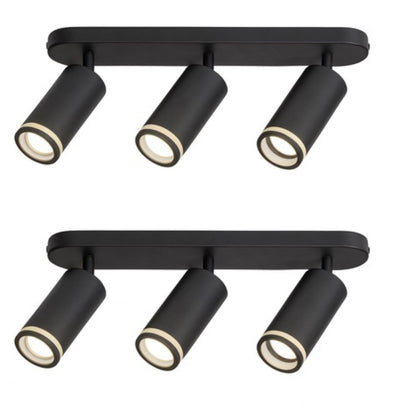 3-Head Adjustable Ceiling Spotlight - GU10 - 348mm-2Pack