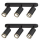 3-Head Adjustable Ceiling Spotlight - GU10 - 348mm-2Pack