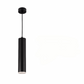 Black Pendant Light - Slim GU10 Aluminum Cylinder Design