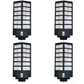 2000W Solar Street Lamp with Remote and Sensor - Pack of 4