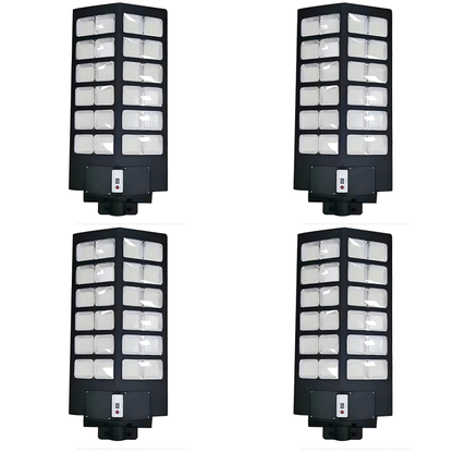 2000W Solar Street Lamp with Remote and Sensor - Pack of 4