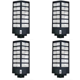 2000W Solar Street Lamp with Remote and Sensor - Pack of 4