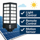 2000W Solar Street Lamp with Remote and Sensor - Pack of 4