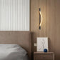 Ecomlight 7W Linear Curved LED Wall Light 4000K Warm Modern Sconce - 60cm