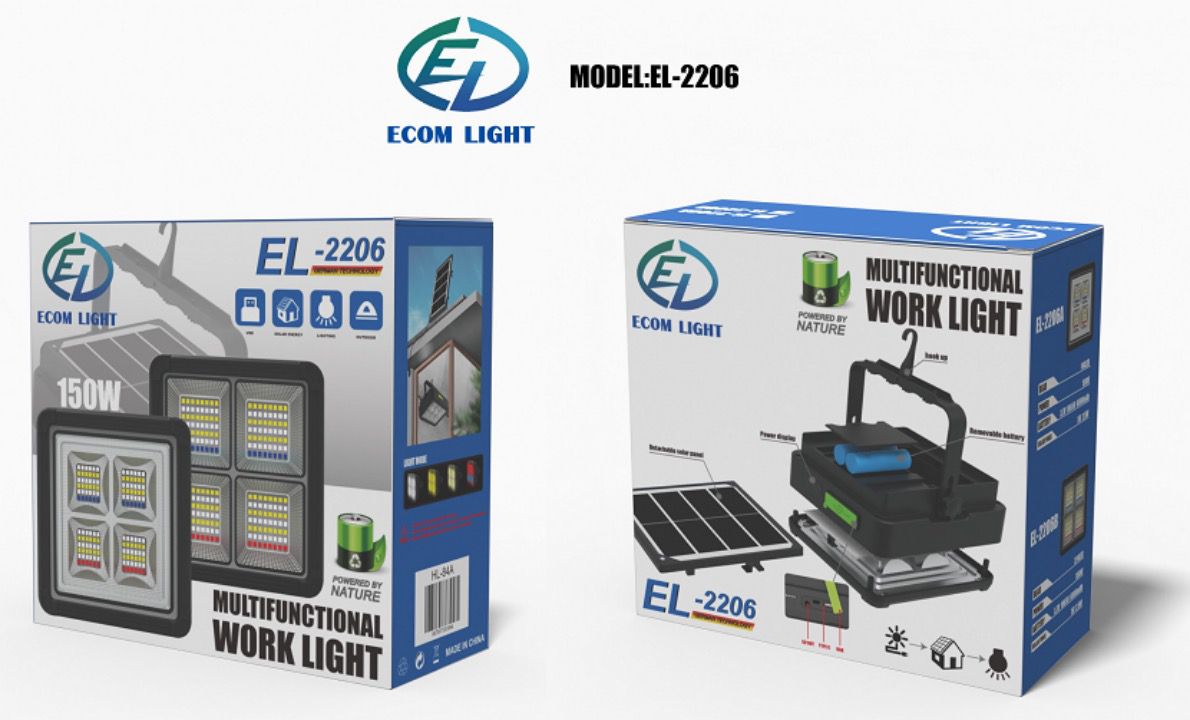 EL-2206A/B Multifunctional 150W Solar Lighting System