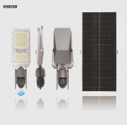 GD-JK300 3-in-1 Solar Security Light with WiFi Camera &Solar Panel-152 LEDs