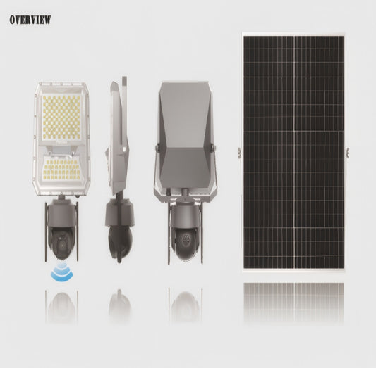 GD-JK300 3-in-1 Solar Security Light with WiFi Camera &Solar Panel-152 LEDs
