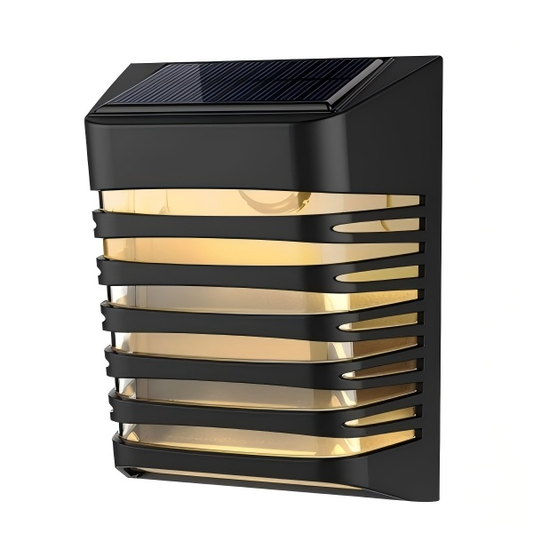 Solar Wall Light with Motion Sensor - 20LM Warm White IPX4