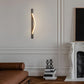 Ecomlight 7W Linear Curved LED Wall Light 4000K Warm Modern Sconce - 60cm