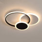 68W LED Ceiling Light - Black - 520x520mm - Iron & Acrylic Frame