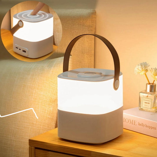 Touch LED Desk Lamp - USB-C Rechargeable - Dimmable Light Modes