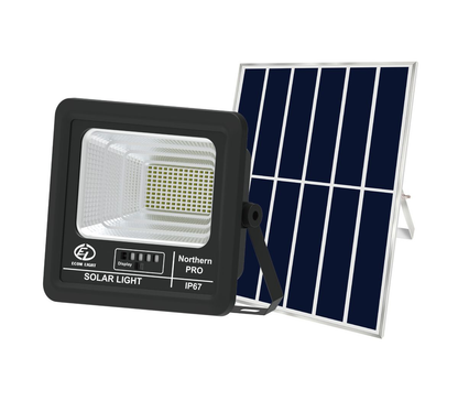 EL-Solar light with Power Level Display exchangeable Battery - 100W Pro