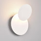 7W LED Rotatable Wall Lamp - White Round Metal Indoor Light