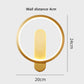 Ecomlight 11W LED Copper Wall Light - 3-Color Dimming Indoor Modern Sconce