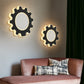 Ecomlight Gear-Shaped LED Wall Light - 7W - Iron + Acrylic -24cm