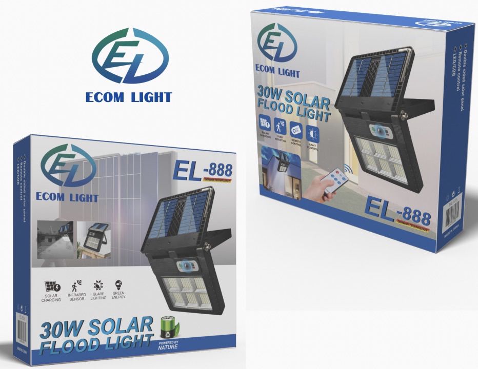EL888 30W Solar Wall Lamp