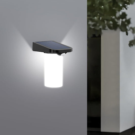 Solar LED Wall Light with Motion Sensor - 6000K-White-IPX4