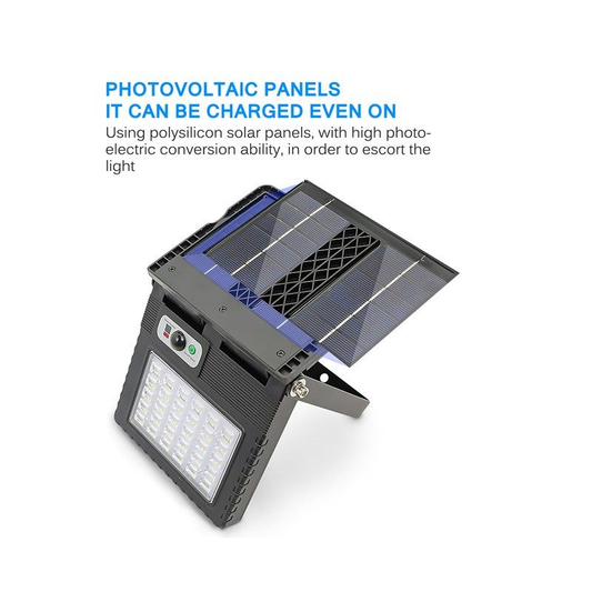Human Body Sensing Solar Flood Light (30W) - 6 Pack