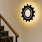 Ecomlight Gear-Shaped LED Wall Light - 7W - Iron + Acrylic -24cm
