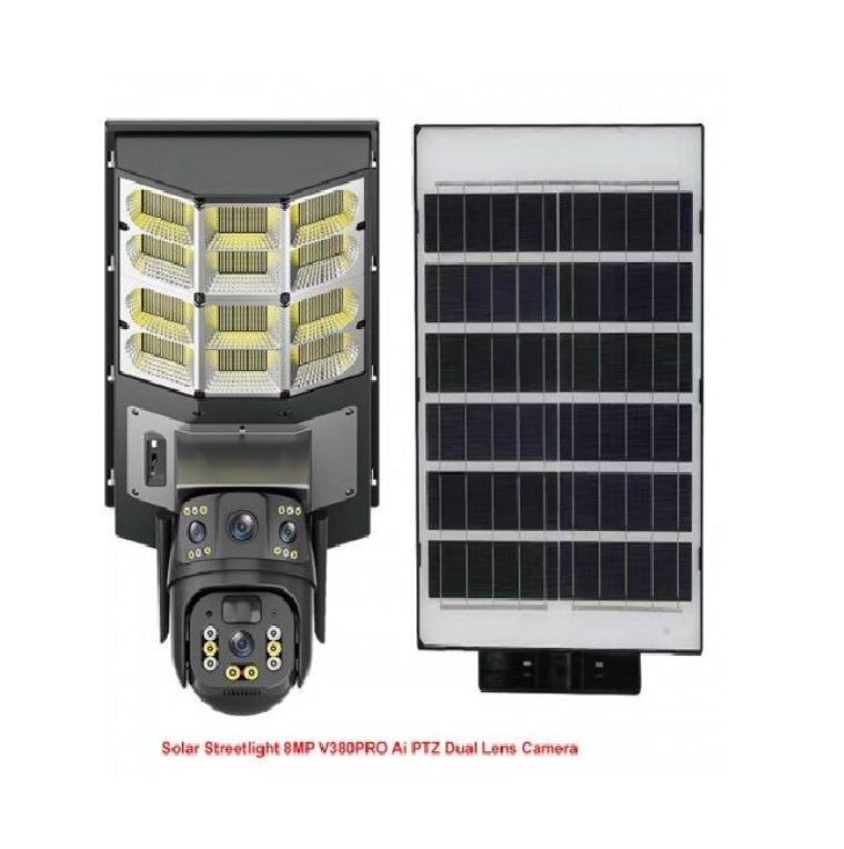 Ai Solar Smart Street Wifi Camera With Night Vision Mode only work wifi