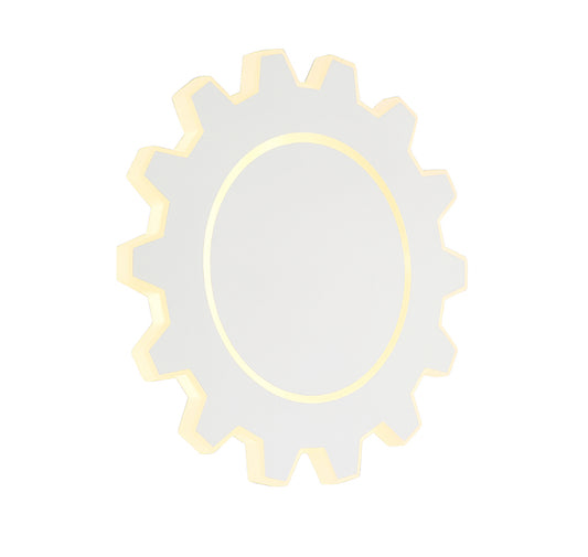 Ecomlight Gear-Shaped LED Wall Light - 7W - Iron + Acrylic -24cm